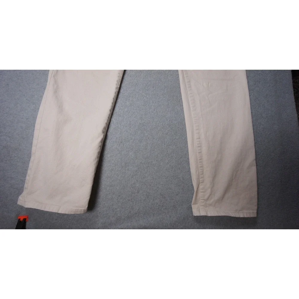 Flint and Tinder Pants Mens 34x32 Beige Straight Fit Stretch Casual Adult